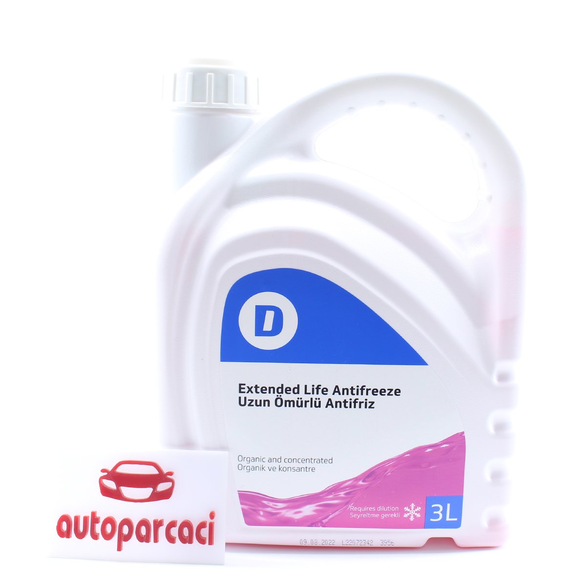 Antifiriz Kırmızı 3 Litre -37 Derece Delphi Marka