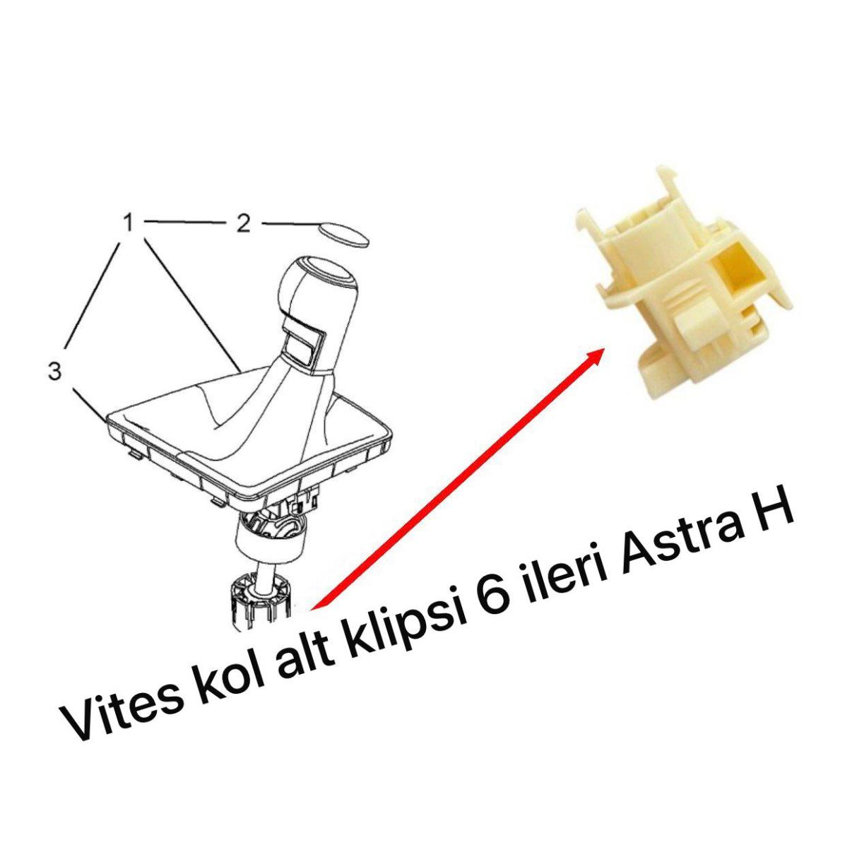 Opel Astra H 6 İleri Vites Kol burcu İthal Marka