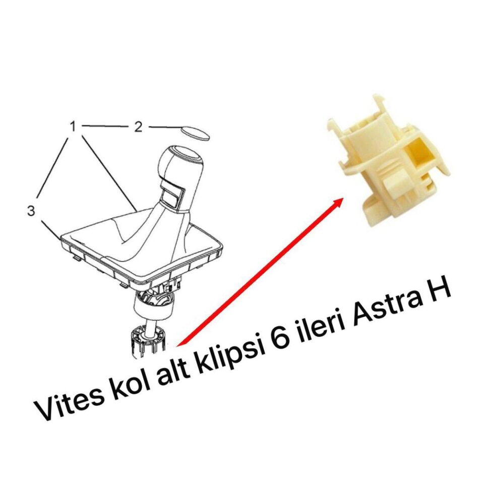 Opel Astra H 6 İleri Vites Kol burcu İthal Marka