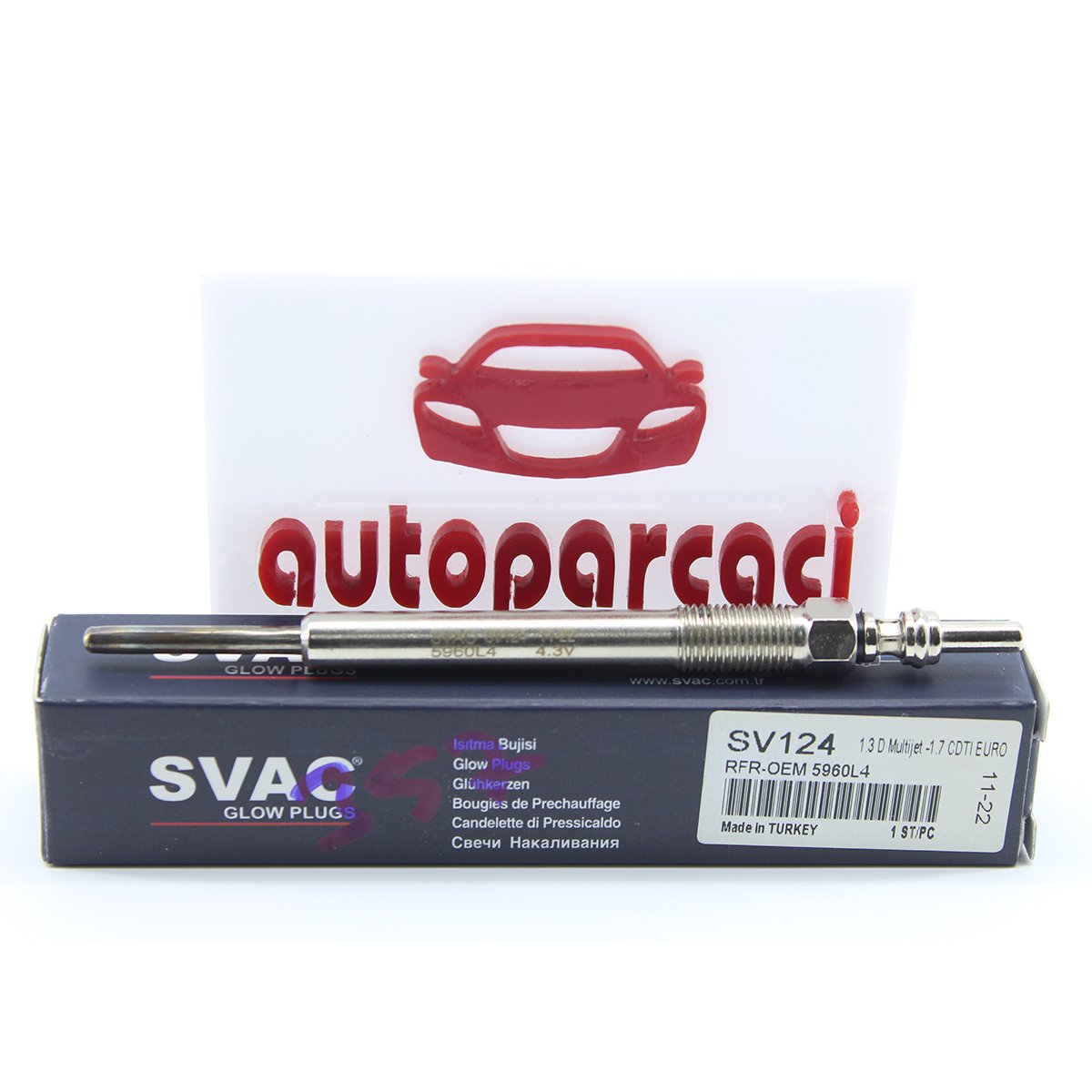 Chevrolet Aveo T300 1.3 Dizel Kızdırma Bujisi Svac Marka