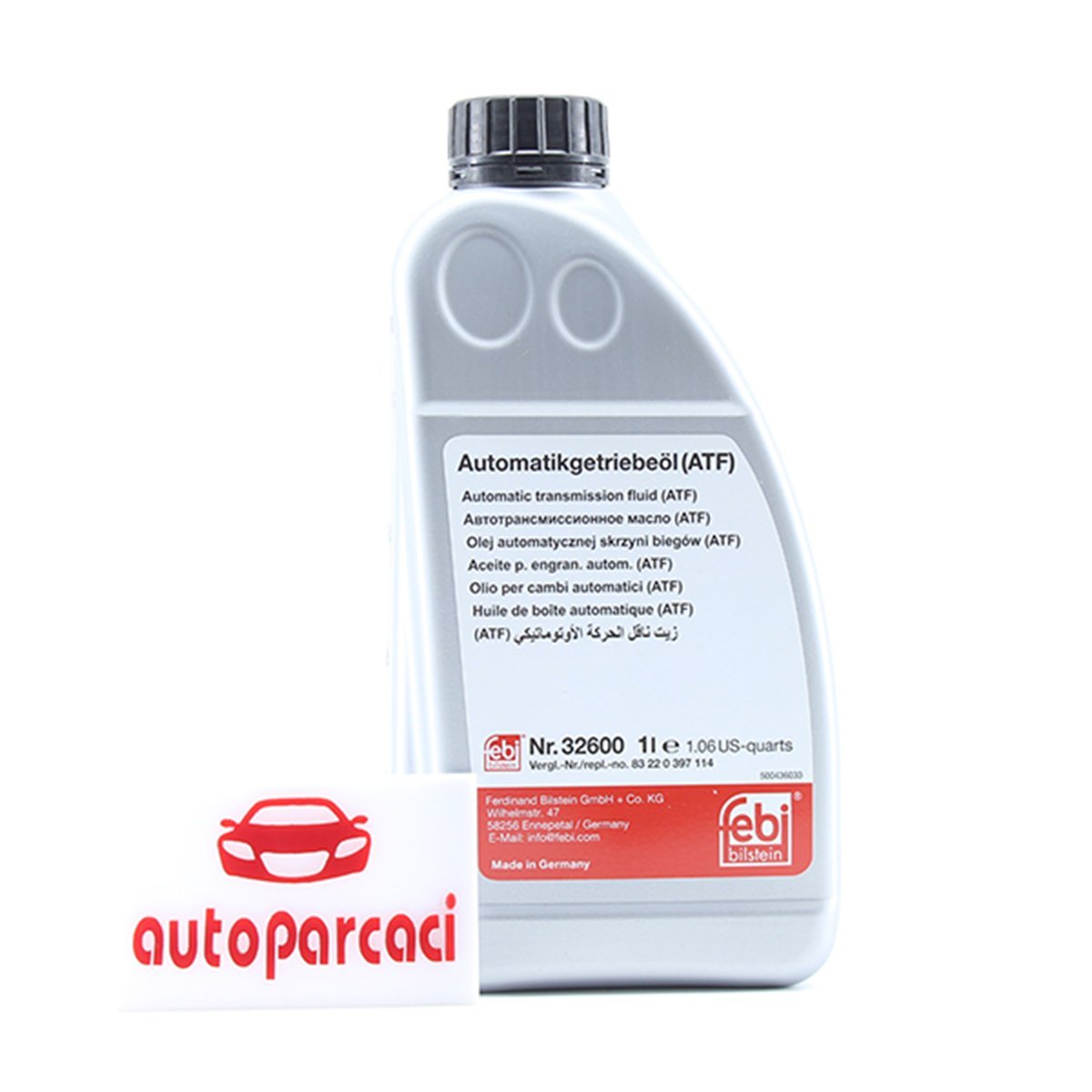 Direksiyon Ve Otomatik Şanzıman Yağı 1 Litre Dexron 6 Kırmızı Febi Marka