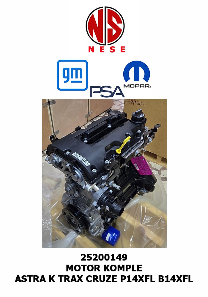 Opel Astra K 1.4 B14XFL D14XFL Motor Komple Gm Marka