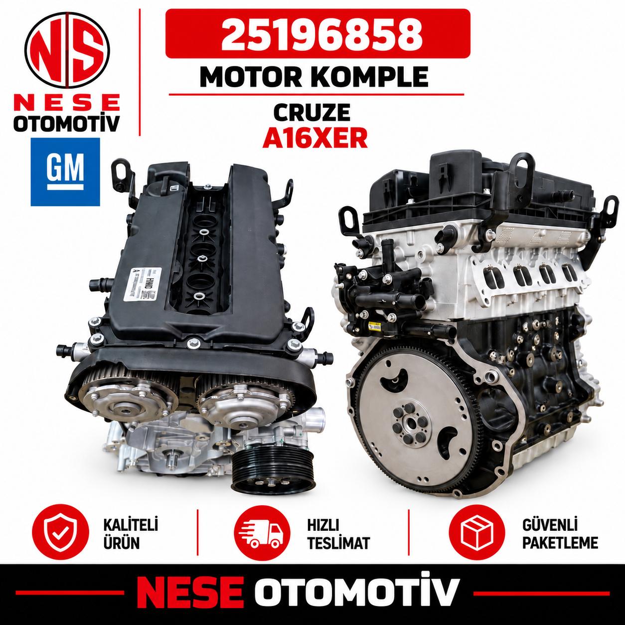 Chevrolet Cruze 1.6 F16D4 Motor Komple Gm Marka