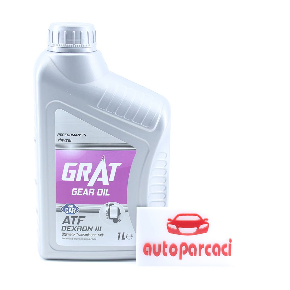 Direksiyon Ve Otomatik Şanzıman Yağı 1 Litre Dexron 3 Kırmızı Grat Marka