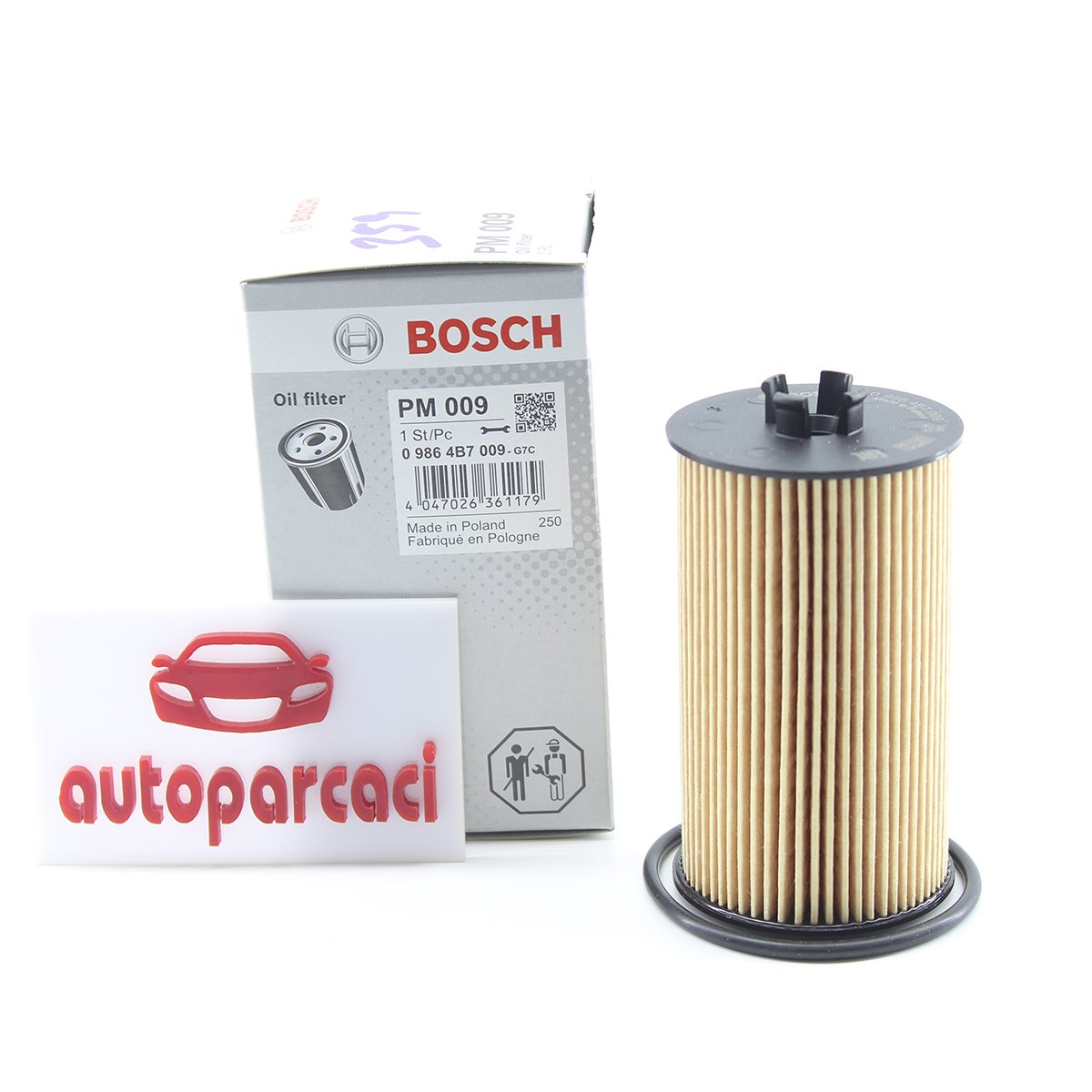 Opel Corsa E 1.2 1.4 Yağ Filtresi Bosch Marka