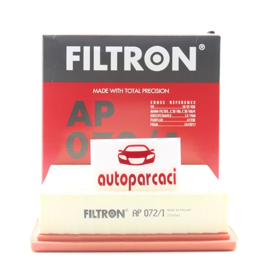 Opel Corsa E 1.0 1.2 1.4 Benzinli Hava Filtresi Filtron Marka